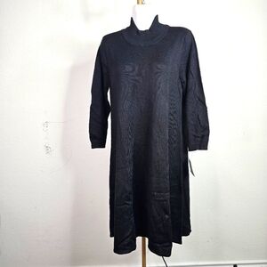 Marc New York Black 3/4 Long Sleeve Dress